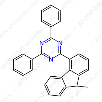 2-(9,9-dimethyl-9H-fluoren-4-yl)-4,6-diphenyl-1,3,5-triazine (CAS: N/A)