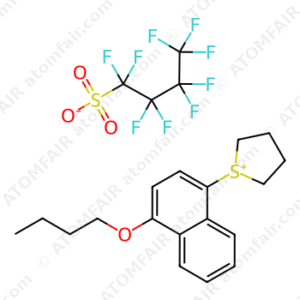 1-(4-Butoxy-1-naphthalenyl)tetrahydro-thiophenium salt with 1,1,2,2,3,3,4,4,4-nonafluoro-1-butanesulfonic acid (1:1) (CAS: 209482-18-8)