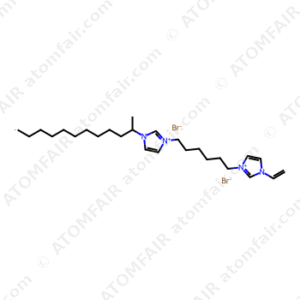1-(6-(3-(2L5,12l3-dodecan-2-yl)-1H-imidazol-3-ium-1-yl)hexyl)-3-vinyl-1H-imidazol-3-ium bromide (CAS: 1922126-98-4)