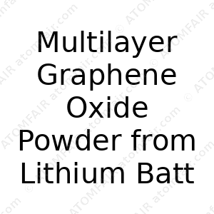 Multilayer Graphene Oxide Powder from Lithium Battery (CAS: N/A)