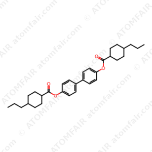 (trans,trans)-4-Propylcyclohexanecarboxylic acid [1,1'-biphenyl]-4,4'-diyl ester (CAS: 398138-21-1)