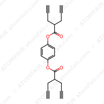 1,4-phenylene bis(2-(prop-2-yn-1-yl)pent-4-ynoate) (CAS: N/A)