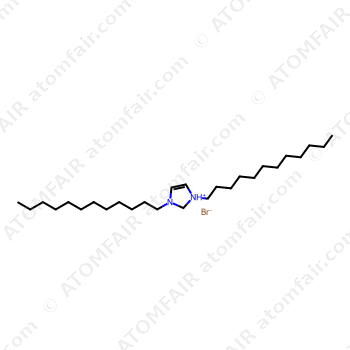 1H-Imidazolium, 1,3-didodecyl-, bromide (CAS: 68113-88-2)