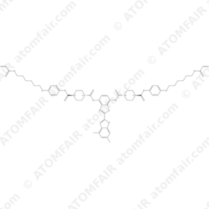 1,4-Cyclohexanedicarboxylic acid, 1,1'-[2-(4,6-dimethyl-2-benzofuranyl)-4,7-benzothiazolediyl] 4,4'-bis[4-[[6-[(1-oxo-2-propen-1-yl)oxy]hexyl]oxy]phenyl] ester, (trans,trans) (CAS: 1321523-23-2)