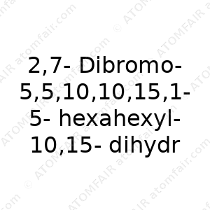 2,7-Dibromo-5,5,10,10,15,15-hexahexyl-10,15-dihydro-5H-diindeno[1,2-a:1',2'-c]fluorene (CAS: N/A)