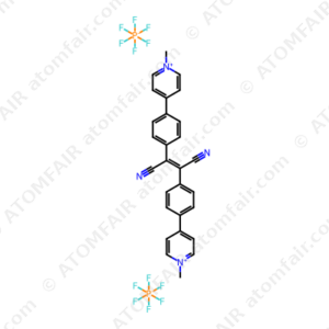 4,4'-((1,2-Dicyanoethene-1,2-diyl)bis(4,1-phenylene))bis(1-methylpyridin-1-ium) hexafluorophosphate(V) (CAS: 2451131-14-7)
