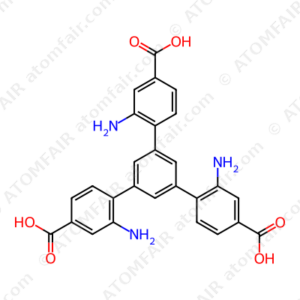 [1,1':3',1''-Terphenyl]-4,4''-dicarboxylic acid, 2,2''-diamino-5'-(2-amino-4-carboxyphenyl) (CAS: 1660960-37-1)