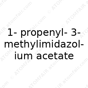 1-propenyl-3-methylimidazolium acetate (CAS: N/A)
