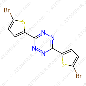 1,2,4,5-Tetrazine, 3,6-bis(5-broMo-2-thienyl) (CAS: 1279083-60-1)