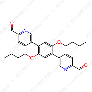 5,5'-(2,5-Dibutoxy-1,4-phenylene)dipicolinaldehyde (CAS: 2441058-57-5)