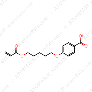 Benzoic acid, 4-[[5-[(1-oxo-2-propen-1-yl)oxy]pentyl]oxy] (CAS: 167771-51-9)