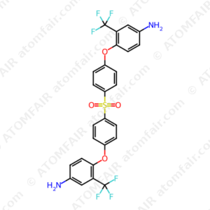 4,4-Bis[4-amino-2-(trifluoromethyl)phenoxy]phenyl sulfone (CAS: 138322-14-2)
