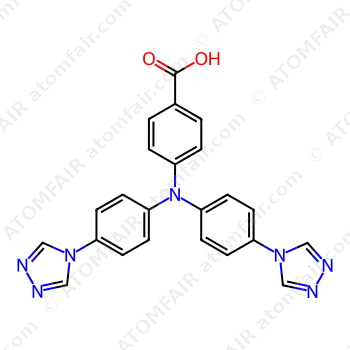 4-(bis(4-(4H-1,2,4-triazol-4-yl)phenyl)amino)benzoic acid (CAS: N/A)