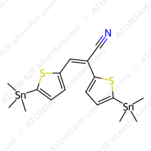 2-Thiopheneacetonitrile, 5-(trimethylstannyl)-α-[[5-(trimethylstannyl)-2-thienyl]methylene] (CAS: 1965250-77-4)