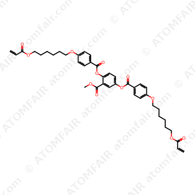 2-(methoxycarbonyl)-1,4-phenylene bis(4-((6-(acryloyloxy)hexyl)oxy)benzoate) (CAS: 917091-81-7)