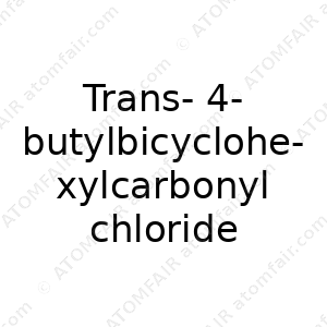 Trans-4-butylbicyclohexylcarbonyl chloride (CAS: N/A)