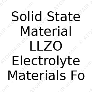 Solid State Material LLZO Electrolyte Materials For Lithium Ion Battery (CAS: N/A)