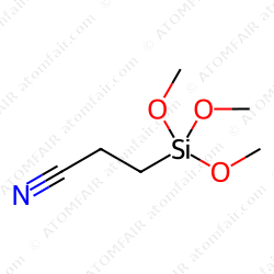 Propanenitrile, 3-(trimethoxysilyl)- cyanoethyltrimethoxysilane (CAS: 2526-62-7)