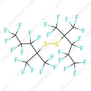 Bis[heptafluoro-1,1-bis(trifluoromethyl)butyl] disulfide (CAS: 111512-62-0)
