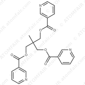 2-methyl-2-((nicotinoyloxy)methyl)propane-1,3-diyl dinicotinate (CAS: 15849-69-1)