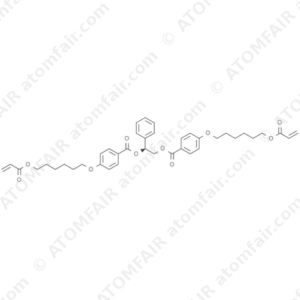 Benzoic acid, 4-[[6-[(1-oxo-2-propenyl)oxy]hexyl]oxy]-, (1S)-1-phenyl-1,2-ethanediyl ester (9CI) (CAS: 374930-06-0)