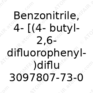 Benzonitrile, 4-[(4-butyl-2,6-difluorophenyl)difluoromethoxy]-2,6-difluoro (CAS: 3097807-73-0)