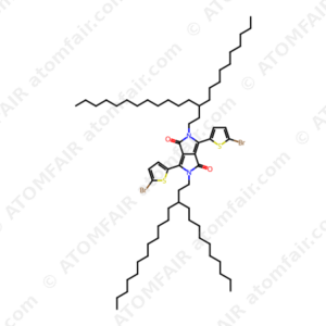 Pyrrolo[3,4-c]pyrrole-1,4-dione, 3,6-bis(5-bromo-2-thienyl)-2,5-bis(3-decylpentadecyl)-2,5-dihydro (CAS: 1661914-75-5)
