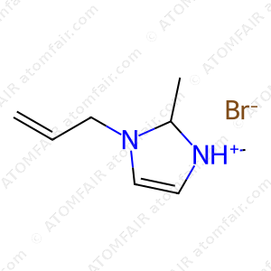1,2-Dimethyl-3-(prop-2-en-1-yl)-2,3-dihydro-1H-imidazol-1-ium bromide (CAS: 693226-62-9)
