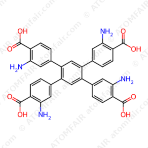 3,3''-diamino-4',5'-bis(3-amino-4-carboxyphenyl)-[1,1':2',1''-terphenyl]-4,4''-dicarboxylic acid (CAS: N/A)