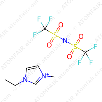 1-Ethyl-3-methylimidazolium bis(trifluoromethylsulfonyl)imide EMIM TFSI, EMIM NTf2, EMIM BETI (CAS: 174899-82-2)