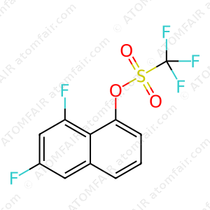 6,8-Difluoronaphthalen-1-yl trifluoromethanesulfonate (CAS: N/A)