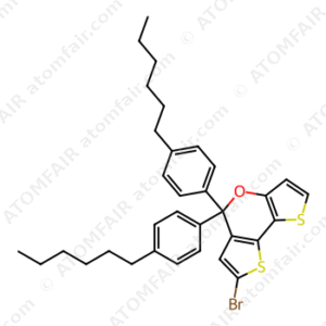 7-Bromo-5,5-bis(4-hexylphenyl)-5H-dithieno[3,2-b:2',3'-d]pyran (CAS: N/A)
