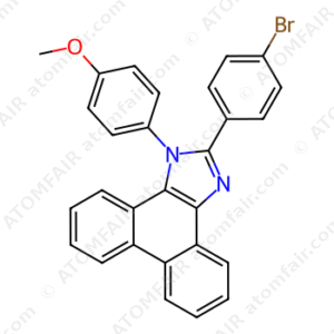 2-(4-Bromophenyl)-1-(4-methoxyphenyl)-1H-phenanthro[9,10-d]imidazole (CAS: 1147081-45-5)