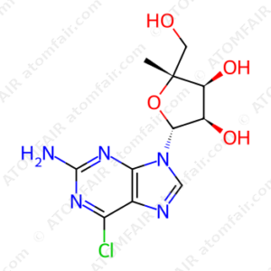 (2R,3S,4R,5R)-5-(2-amino-6-chloro-9H-purin-9-yl)-2-(hydroxymethyl)-2-methyltetrahydrofuran-3,4-diol (CAS: N/A)