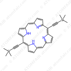 5,15-Di(trimethylsilylethynyl)porphyrin (CAS: 220676-02-8)