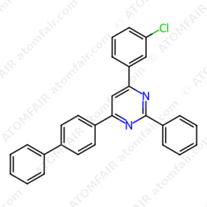 4-([1,1'-biphenyl]-4-yl)-6-(3-chlorophenyl)-2-phenylpyrimidine (CAS: 2099075-86-0)