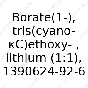 Borate(1-), tris(cyano-κC)ethoxy-, lithium (1:1), (T-4) (CAS: 1390624-92-6)