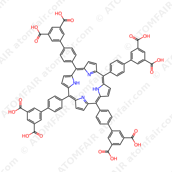 tetrakis(3,5-dicarboxybiphenyl)porphine (CAS: 609365-71-1)