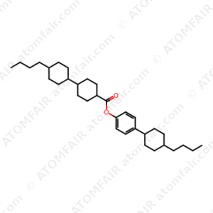 (all-trans)-4'-butyl-[1,1'-Bicyclohexyl]-4-carboxylic acid 4-(4-butylcyclohexyl)phenyl ester (CAS: 184652-93-5)