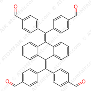 4,4',4'',4'''-(Anthracene-9,10-diylidenebis(methanediylylidene))tetrabenzaldehyde (CAS: 2068773-17-9)
