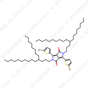 Pyrrolo[3,4-c]pyrrole-1,4-dione, 3,6-bis(5-bromo-2-thienyl)-2,5-dihydro-2,5-bis(4-octyltetradecyl) (CAS: 2116427-63-3)