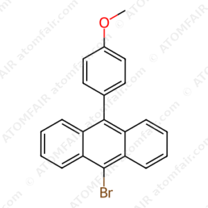 Anthracene, 9-bromo-10-(4-methoxyphenyl) (CAS: 158902-11-5)