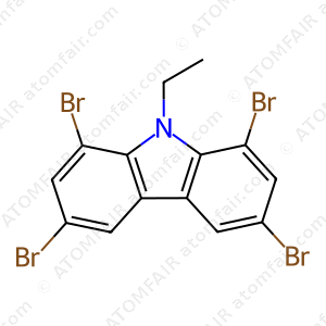 9H-Carbazole, 1,3,6,8-tetrabromo-9-ethyl (CAS: 66294-03-9)