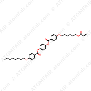 Benzoic acid, 4-(octyloxy)-, 4-[[4-[[6-[(1-oxo-2-propen-1-yl)oxy]hexyl]oxy]benzoyl]oxy]phenyl ester (CAS: 193146-12-2)