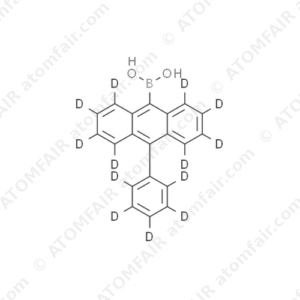 Boronic acid, B-[10-(phenyl-2,3,4,5,6-d5)-9-anthracenyl-1,2,3,4,5,6,7,8-d8] (CAS: 2757918-58-2)