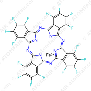 Iron(II) 1,2,3,4,8,9,10,11,15,16,17,18,22,23,24,25- hexadecafluoro-29H,31H-phthalocyanine (CAS: 23844-93-1)
