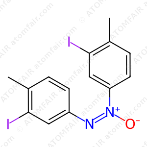 DIAZENE, BIS(3-IODO-4-METHYLPHENYL)-, 1-OXIDE (CAS: 76274-04-9)
