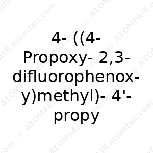 4-((4-Propoxy-2,3-difluorophenoxy)methyl)-4'-propyl-1,1'-bi(cyclohexane) (CAS: N/A)