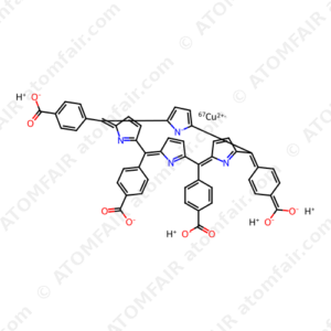 Copper(II) meso-tetra(4-carboxyphenyl)porphine (CAS: 130726-41-9)