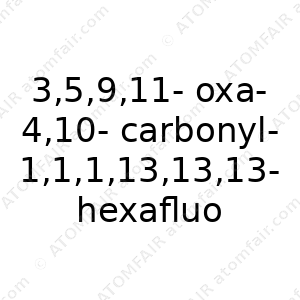 3,5,9,11-oxa-4,10-carbonyl-1,1,1,13,13,13-hexafluoro tridecane (CAS: N/A)